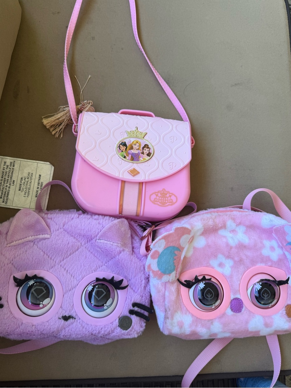 Little girls purses set of three
